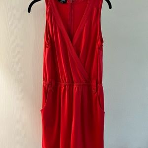 Bebe V Neck Romper SZ M